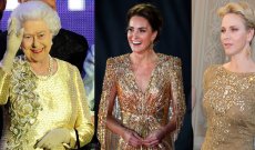 لذلك تختار الملكة إليزابيت والدوقة كيت ميدلتون والأميرة شارلين وغيرهن الفساتين الذهبية- بالصور
